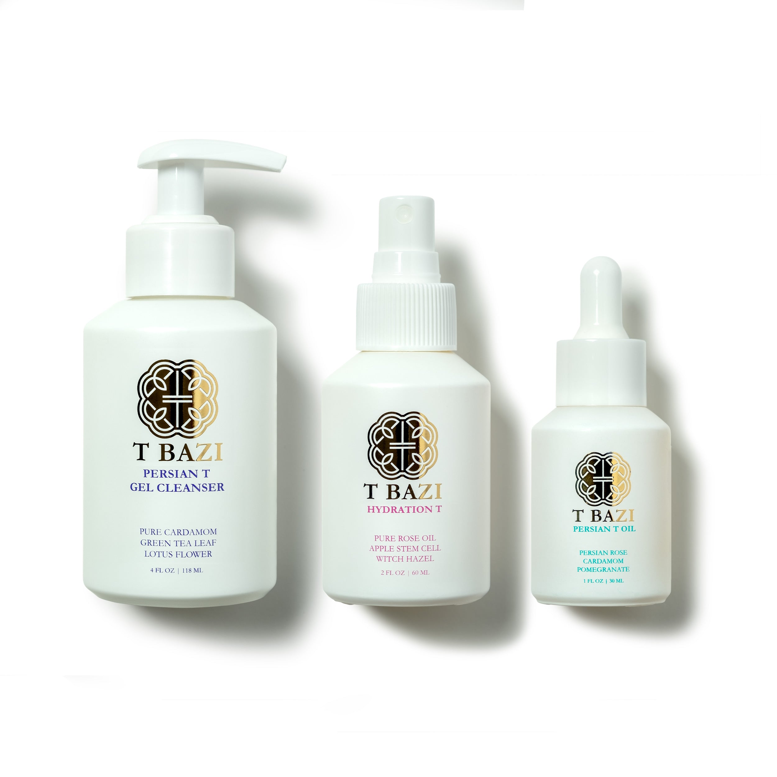 3-Step Radiance Ritual | Luxury Botanical Skincare Set – T Bazi